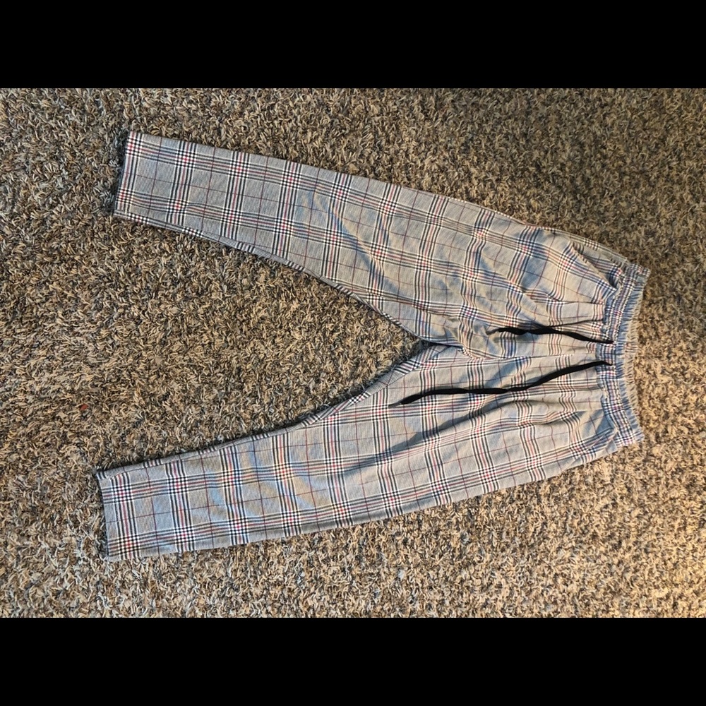 Pin stripped pants boohoo
